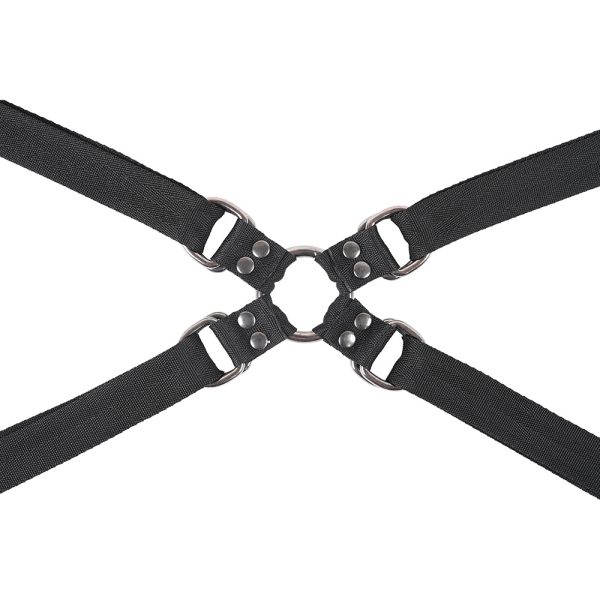 Sportsheets Velvet Noir Adjustable Hog Tie & Cuff Set - Image 6