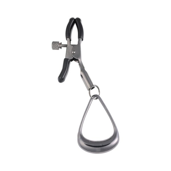 Sportsheets Velvet Noir Tuggable Nipple Clamps - Image 3
