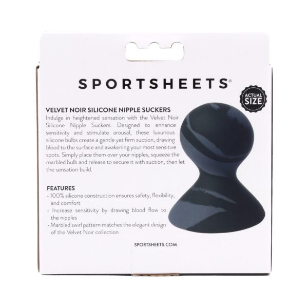 Sportsheets Velvet Noir Silicone Nipple Suckers - Image 9