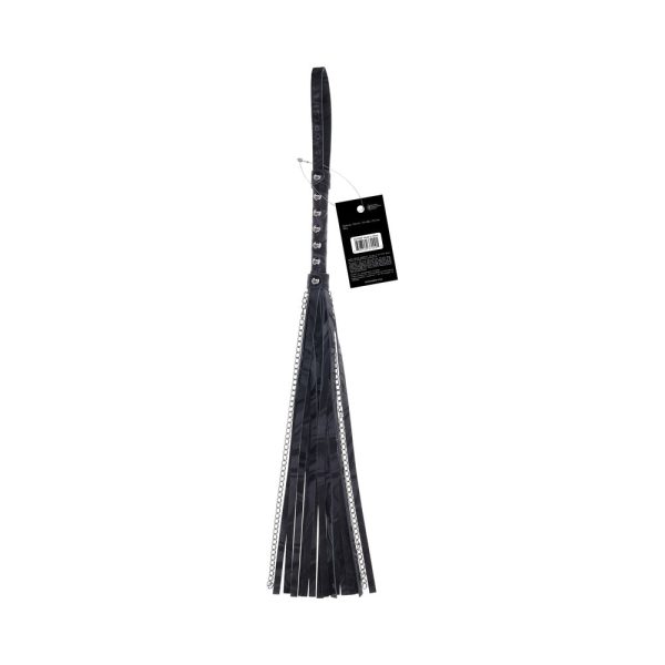 Sportsheets Velvet Noir Chain Flogger - Image 2