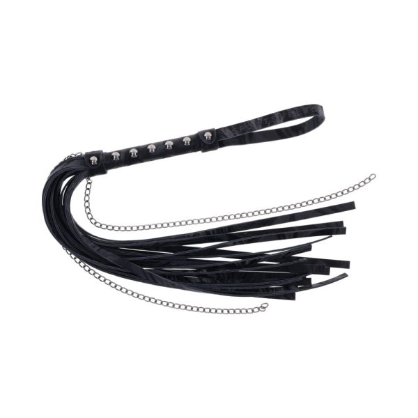 Sportsheets Velvet Noir Chain Flogger - Image 4