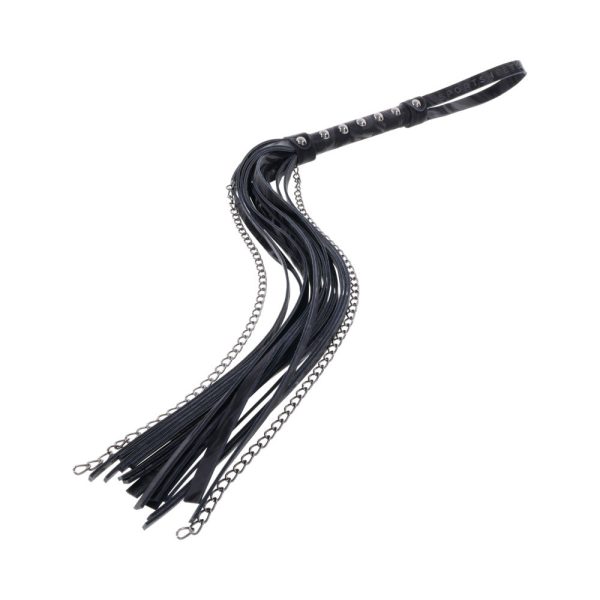 Sportsheets Velvet Noir Chain Flogger - Image 5