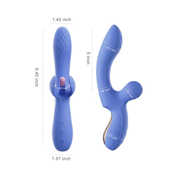Honey Play Box Fortexa App-Controlled Kinky Finger Flapping Dual Stimulator Blue - Image 6