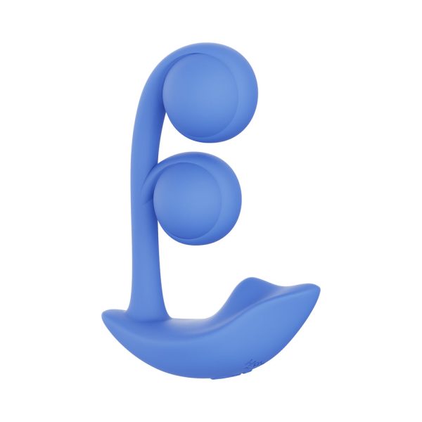 Honey Play Box Melody Pressure Sensing App-Controlled Twin Balls Dual Vibrator Blue - Image 2