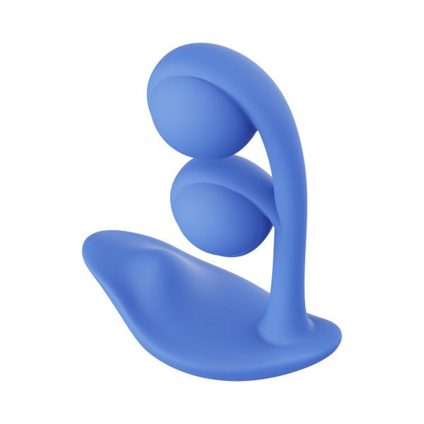 Honey Play Box Melody Pressure Sensing App-Controlled Twin Balls Dual Vibrator Blue - Image 4