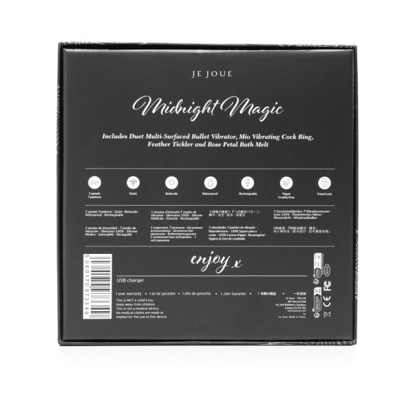 Je Joue Midnight Magic: Duet Bullet, Mio Ring, Feather Tickler, Rose Bath Melt - Image 4