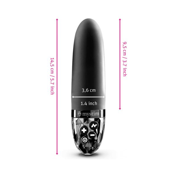 Mystim Sleak Freak E-Stim Vibrator Black - Image 7