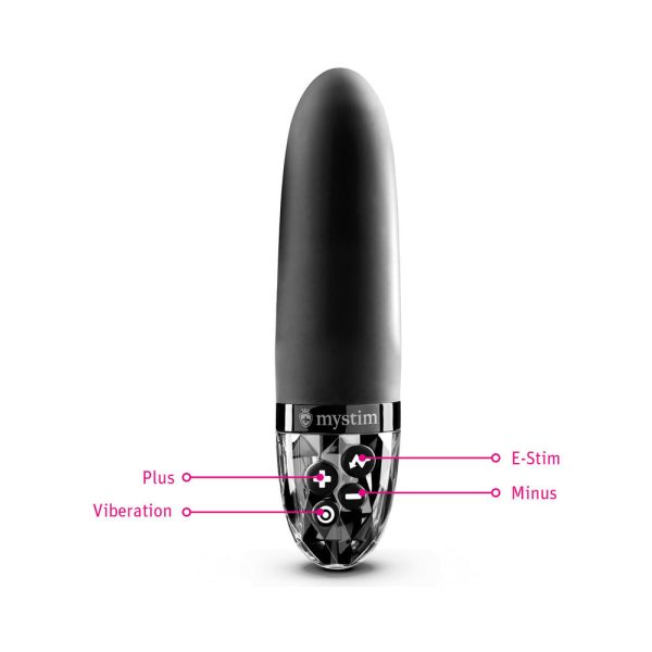 Mystim Sleak Freak E-Stim Vibrator Black - Image 8