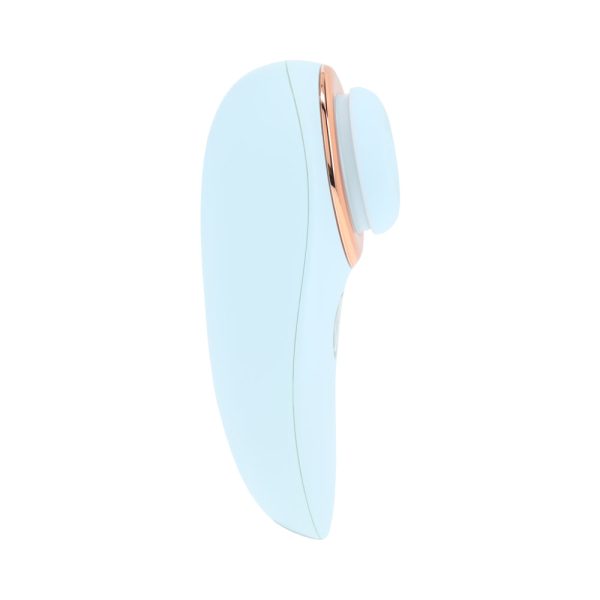 LoveLine Aurie AirTapTech Rechargeable Vibrator Blue - Image 4