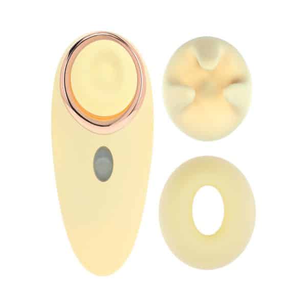 LoveLine Aurie AirTapTech Rechargeable Vibrator Yellow - Image 5