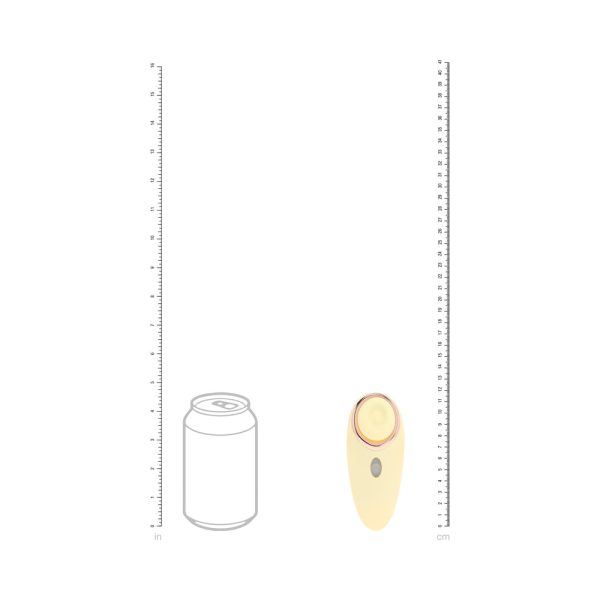 LoveLine Aurie AirTapTech Rechargeable Vibrator Yellow - Image 6
