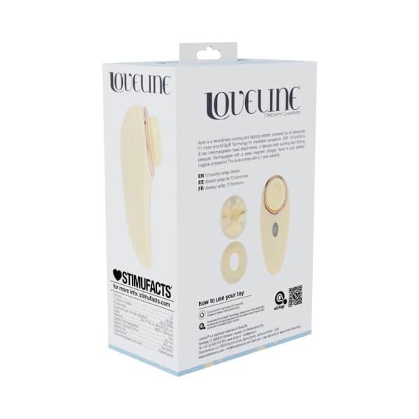 LoveLine Aurie AirTapTech Rechargeable Vibrator Yellow - Image 7
