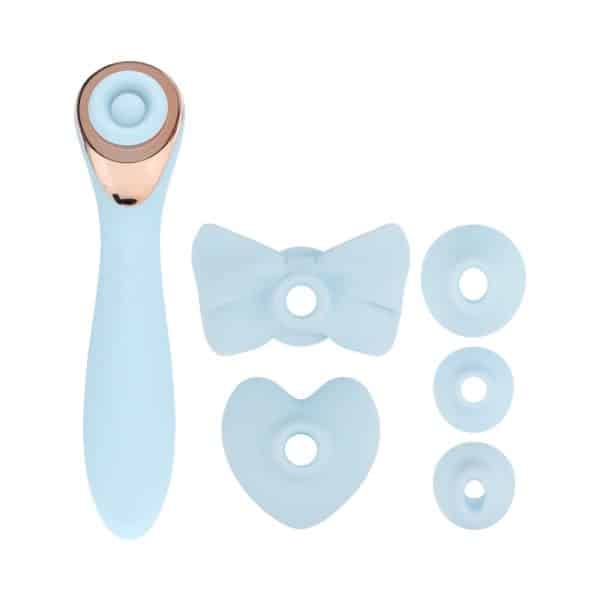 LoveLine Darling AirTapTech Rechargeable Vibrator Blue - Image 2