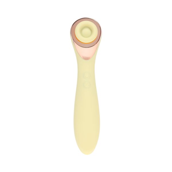 LoveLine Darling AirTapTech Rechargeable Vibrator Yellow - Image 3