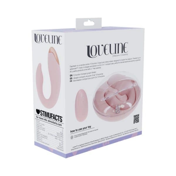LoveLine Daydream AirTapTech Rechargeable Vibrator Pink - Image 7