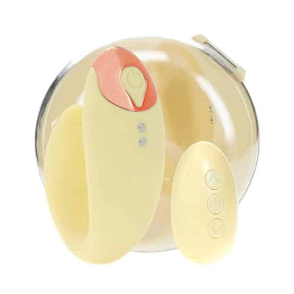 LoveLine Daydream AirTapTech Rechargeable Vibrator Yellow - Image 2
