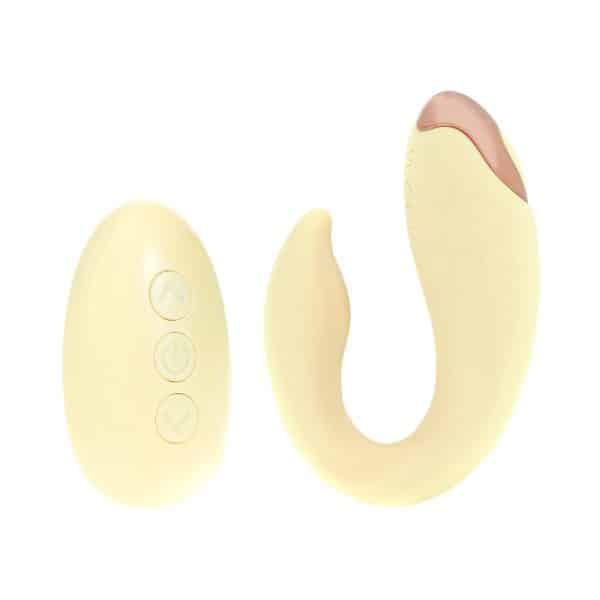 LoveLine Daydream AirTapTech Rechargeable Vibrator Yellow - Image 3