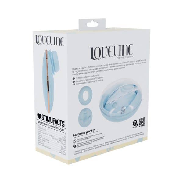 LoveLine Dreamsicle AirTapTech Rechargeable Vibrator Blue - Image 6