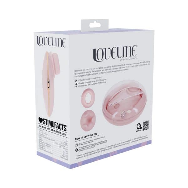 LoveLine Dreamsicle AirTapTech Rechargeable Vibrator Pink - Image 6