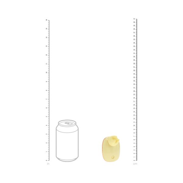LoveLine Dreamsicle AirTapTech Rechargeable Vibrator Yellow - Image 5