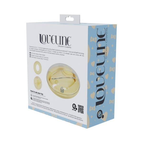 LoveLine Dreamsicle AirTapTech Rechargeable Vibrator Yellow - Image 6