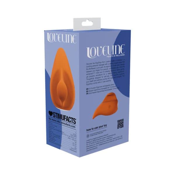 LoveLine ErgoDrop Vibe Waterproof Orange - Image 6
