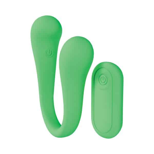 LoveLine FlexEase Bend Vibe Liquid Silicone Green - Image 2