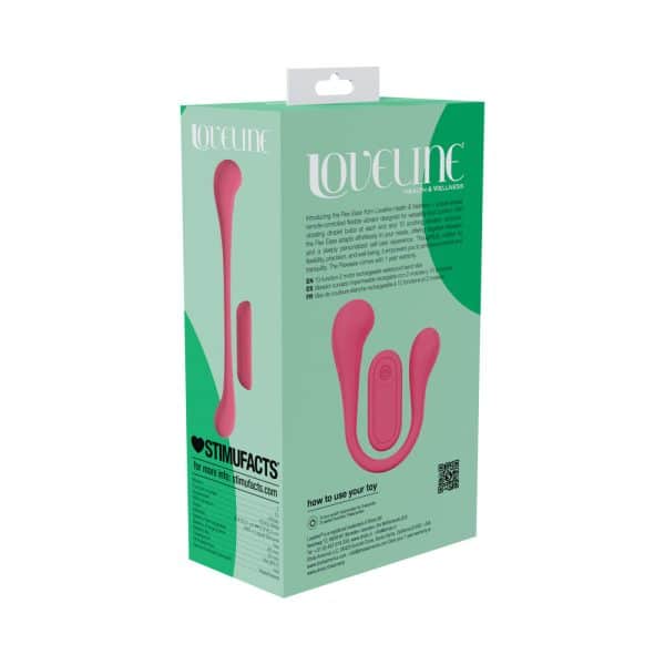LoveLine FlexEase Bend Vibe Liquid Silicone Pink - Image 6