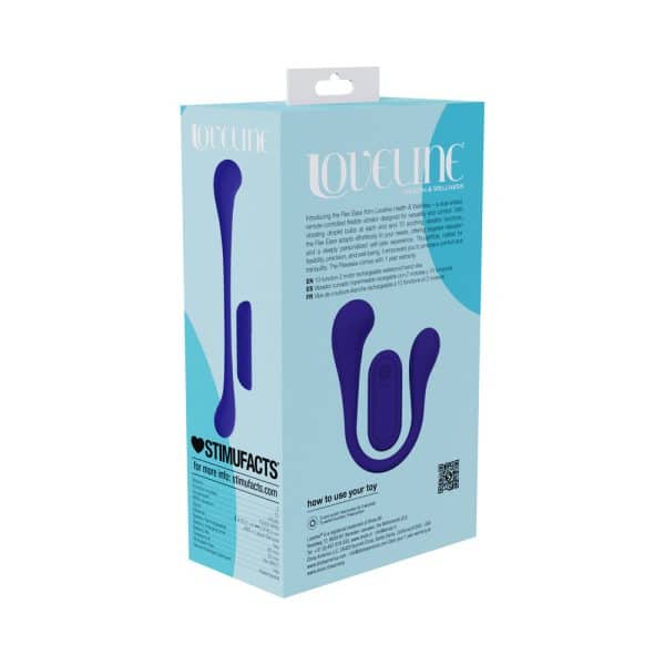 LoveLine FlexEase Bend Vibe Liquid Silicone Purple - Image 6