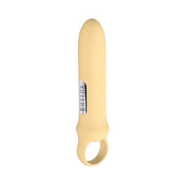 LoveLine Harmony Loop Grip Vibe Liquid Silicone Yellow - Image 2