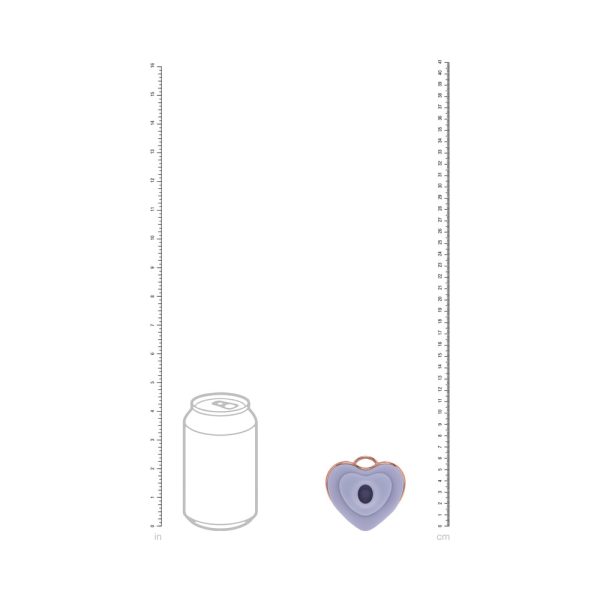 LoveLine Luvie AirTapTech Rechargeable Vibrator Waterproof Lavender - Image 7