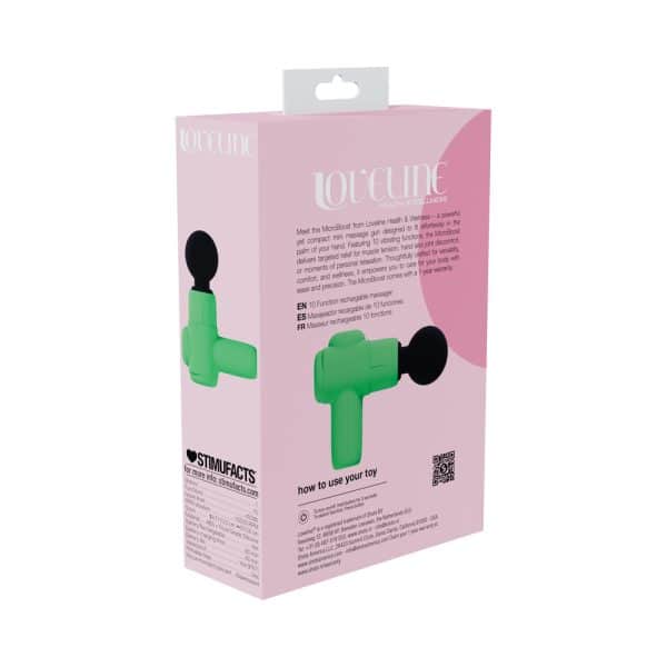 LoveLine MicroBoost Massager Silicone Green - Image 5