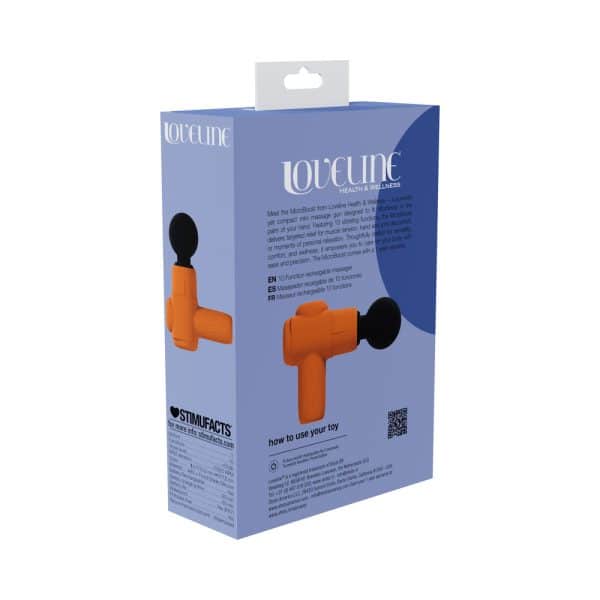 LoveLine MicroBoost Massager Silicone Orange - Image 5