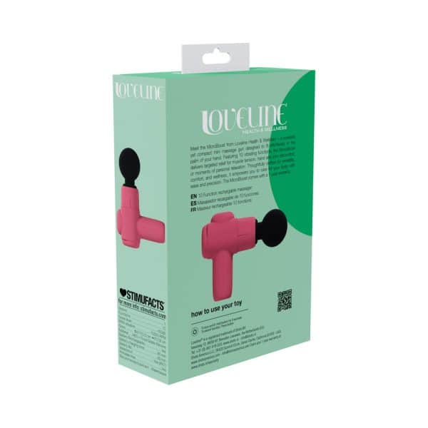 LoveLine MicroBoost Massager Silicone Pink - Image 5