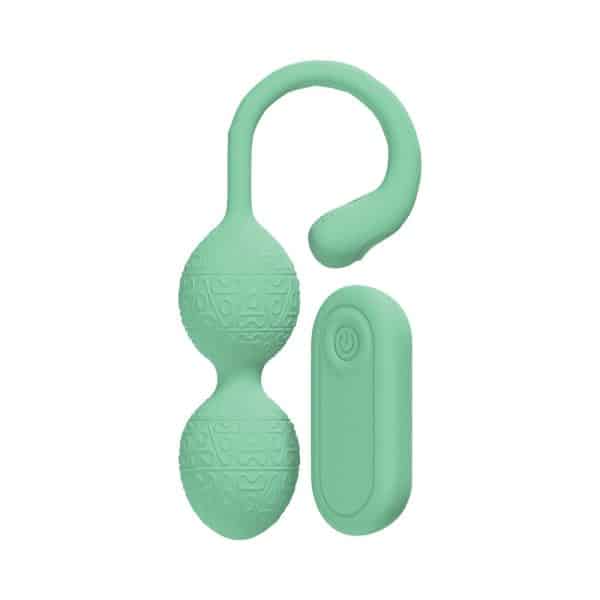 LoveLine PelviFit Beads Kegel Vibe Waterproof Remote Green - Image 2