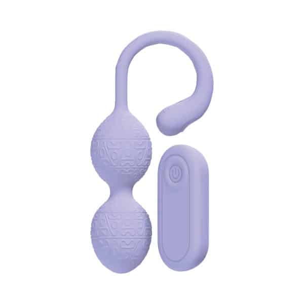 LoveLine PelviFit Beads Kegel Vibe Waterproof Remote Lavender - Image 2