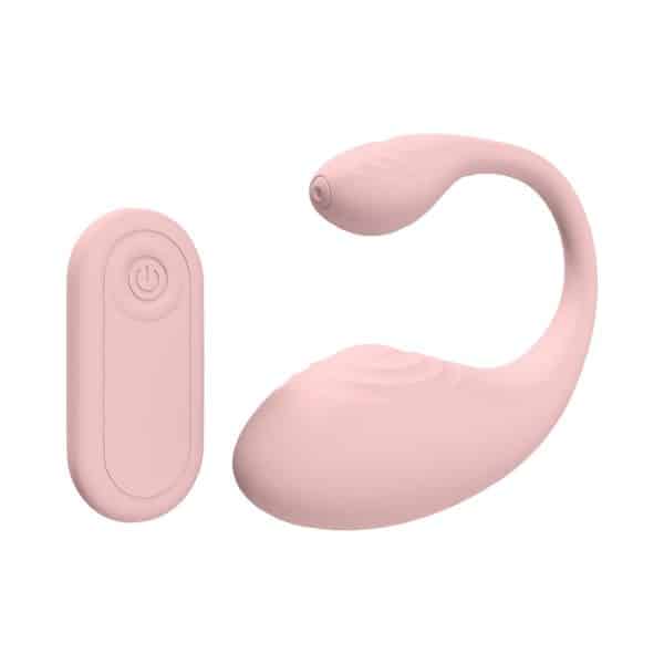 LoveLine Wave C-shape Vibe Waterproof Remote Pink - Image 2