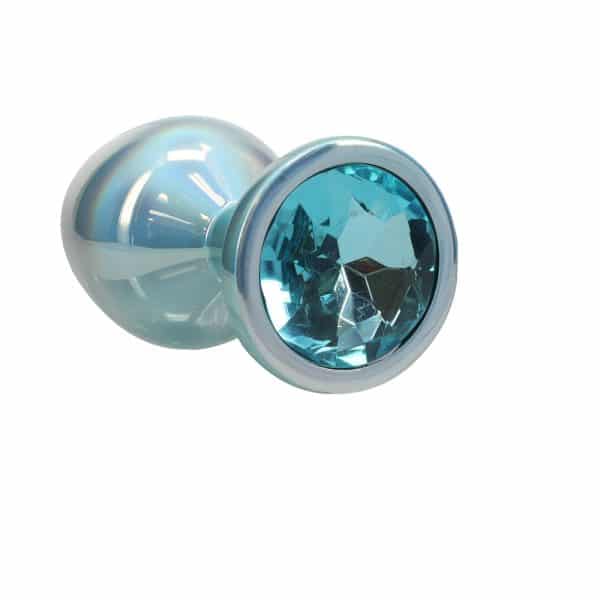 Ouch! International Paris Collection Metal Anal Plug Set Blue - Image 4