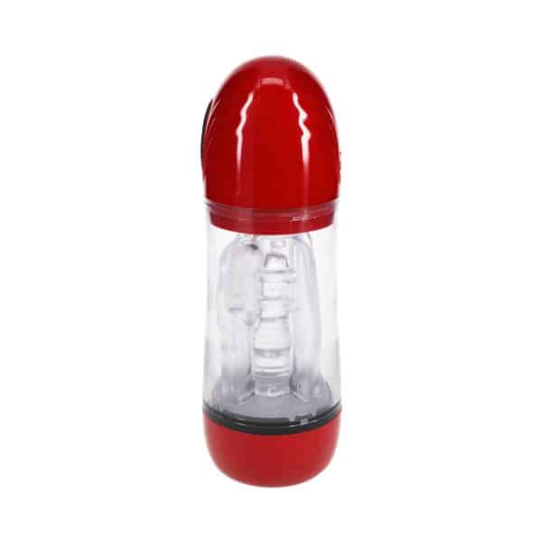 PUMPED SonicPull Masturbator Suction Vibration Multimedia Enhanced Metallic Red - Image 5