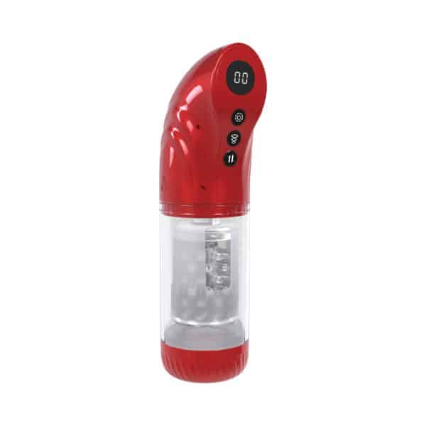 PUMPED StrokeMate Masturbator Metallic Red - Image 2