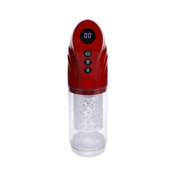 PUMPED StrokeMate Masturbator Metallic Red - Image 3