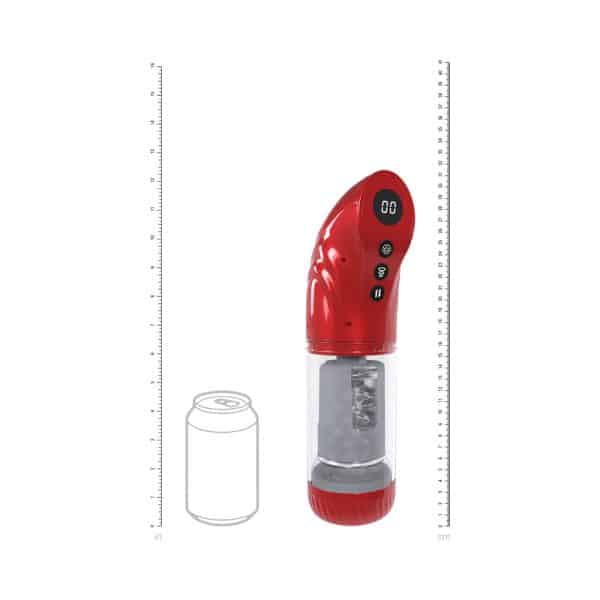 PUMPED StrokeMate Masturbator Metallic Red - Image 8