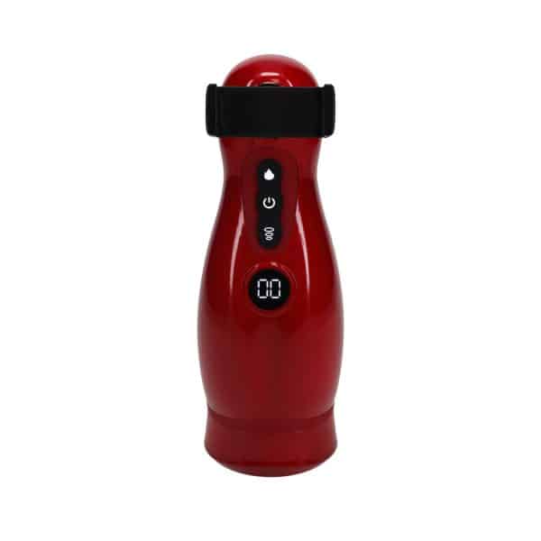 PUMPED Virtuo Masturbator Suction Vibration Phone Attachment Metallic Red - Image 6