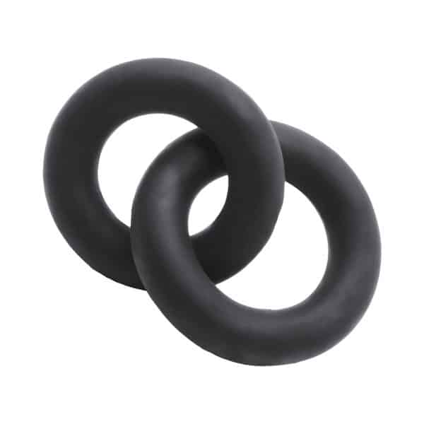 Oxballs Shackle Double Link''d Cock/Ball Rings Special Edition Night - Image 2