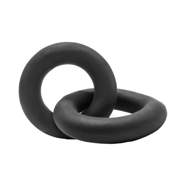 Oxballs Shackle Double Link''d Cock/Ball Rings Special Edition Night - Image 5