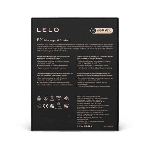 LELO F2S Massager & Stroker Teal - Image 4