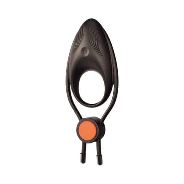 Cockpower Vibrating Ring with Adjustable Cock Tie Black - Image 2