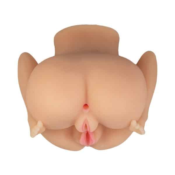 Always Horny Self-Lubricating Masturbator 2 Girls - 3 Holes Beige - Image 2