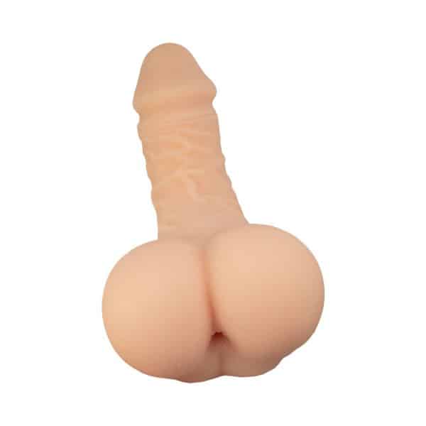 Always Horny Self-Lubricating  Masturbator & Penis Sleeve 9 in. Stud Beige - Image 3