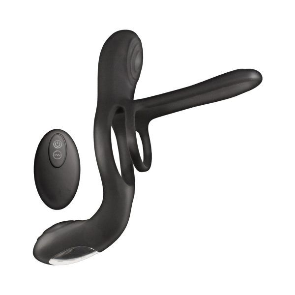 Enhancer Vibrating Lovers Ring Black - Image 2